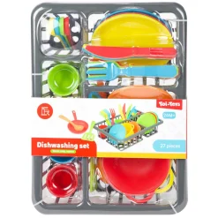 Toi-Toys Home Food Afwasrek met Bestek en Pannen, 27dlg. Clearance