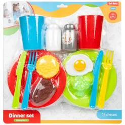 Toi-Toys Home Food Diner Set, 14dlg. Clearance