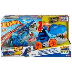 Hot Wheels City Ultimate T-Rex Transporter Speelset New