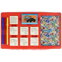 Hot Wheels Kleurset met Stempels, 41dlg.>Multiprint New