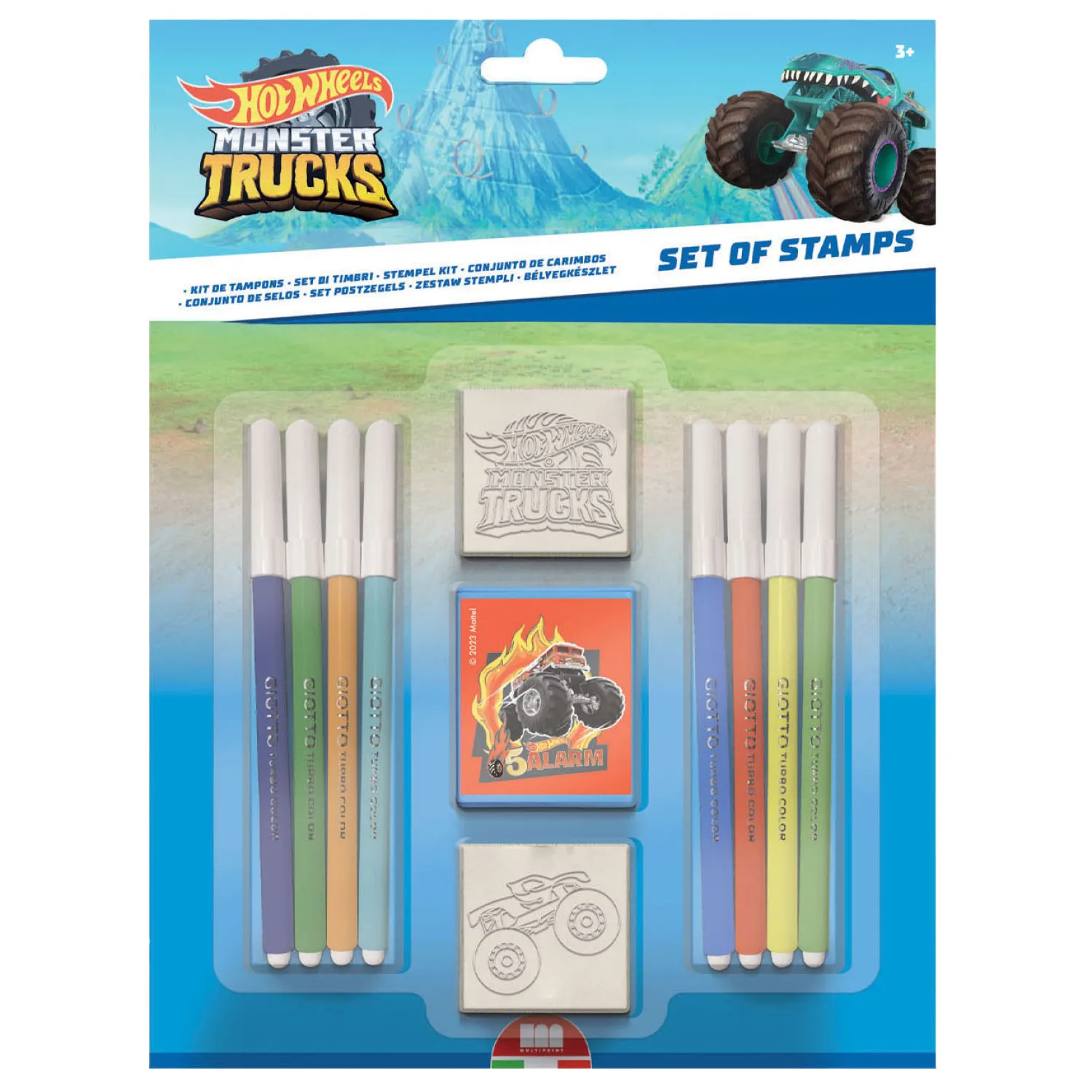 Hot Wheels Stempelset, 11dlg.>Multiprint Hot