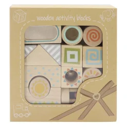 Houten Activeitein Blokken, 14dlg.- Sale