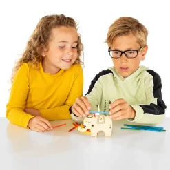 Houten Balans Spel Olifant- Outlet