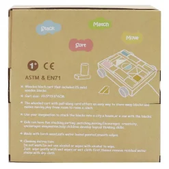 Houten Blokken Kar, 25dlg.><noscript><img width=