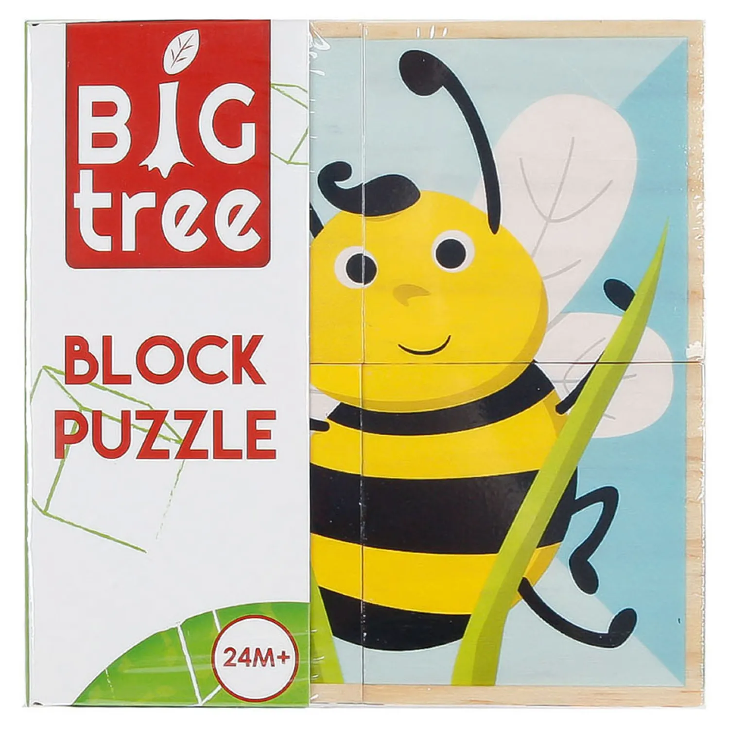 Houten Blokpuzzel Dieren FSC, 4st.- Outlet