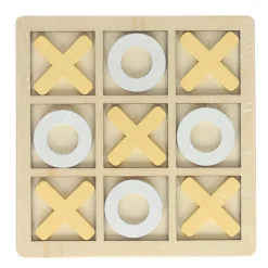 Houten Boter, Kaas en Eieren Spel - 14x14cm> New