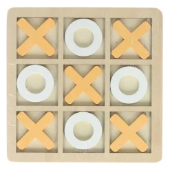 Houten Boter, Kaas en Eieren Spel - 14x14cm><noscript><img width=