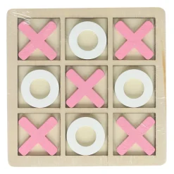 Houten Boter, Kaas en Eieren Spel - 14x14cm><noscript><img width=