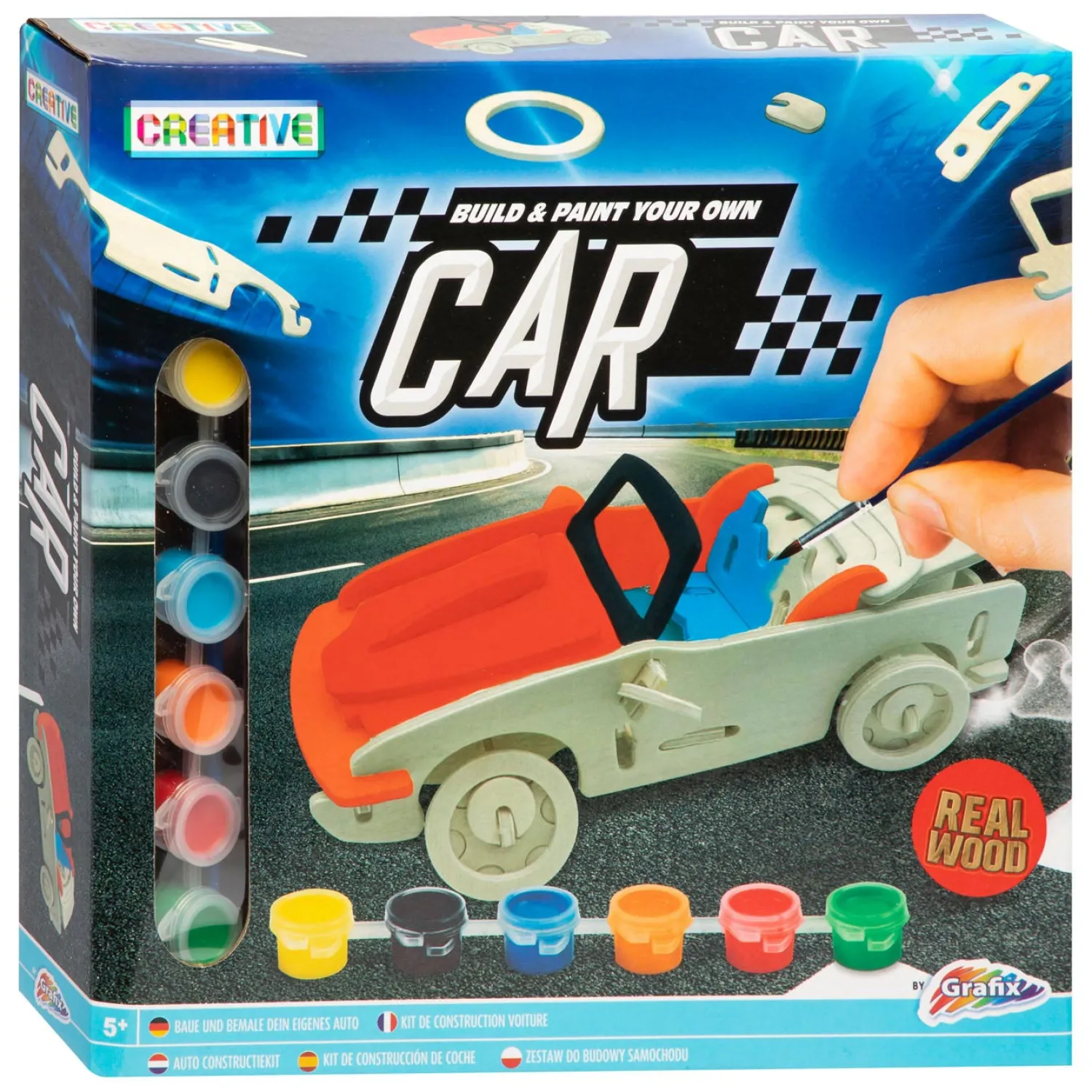 Houten Bouw- en Schilderpakket - Auto>Grafix