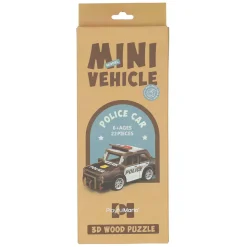 Houten Bouwpakket 3D Politieauto> Hot