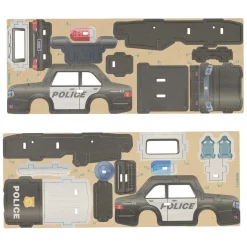 Houten Bouwpakket 3D Politieauto><noscript><img width=