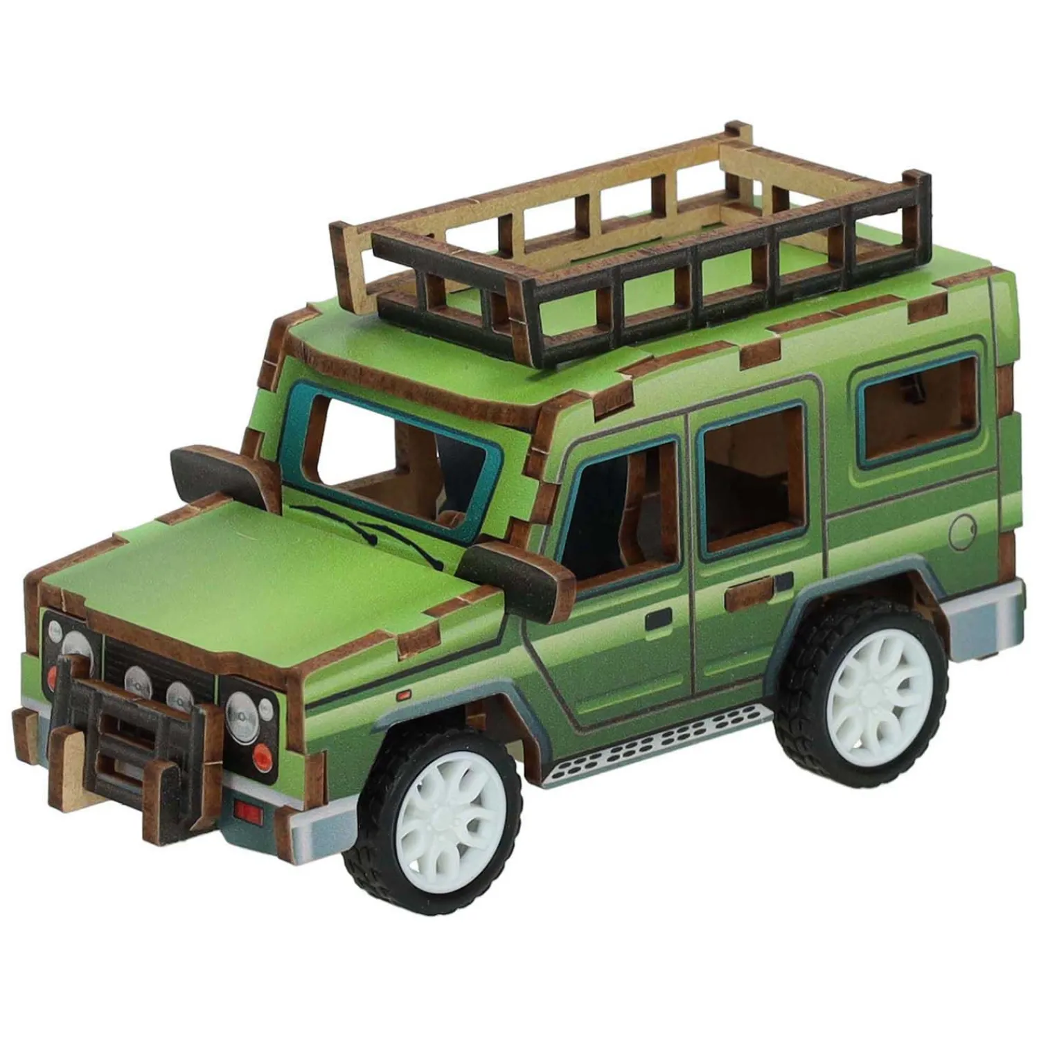 Houten Bouwpakket 3D Safariwagen- Online