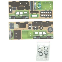 Houten Bouwpakket 3D Safariwagen- Online