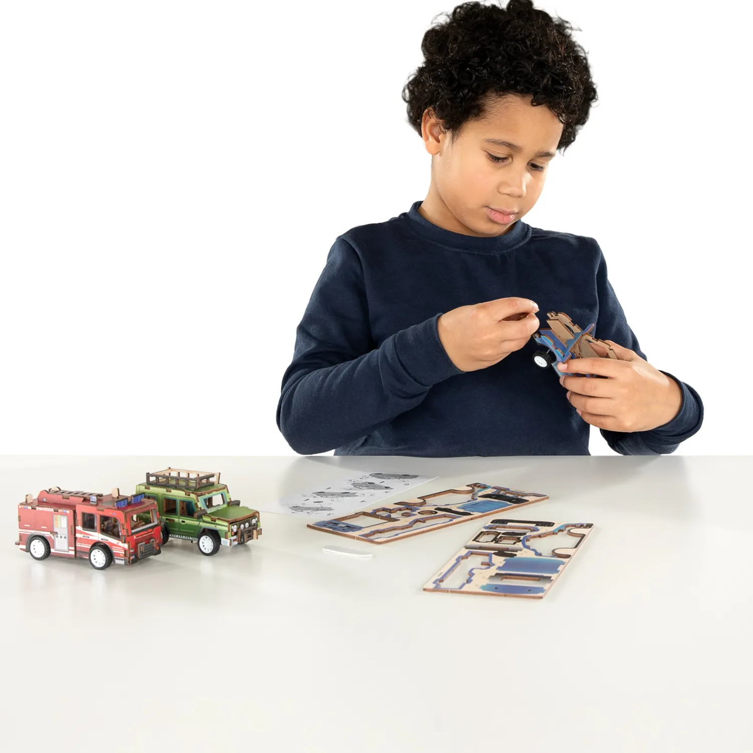 Houten Bouwpakket 3D Safariwagen- Online