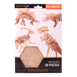 Johntoy Houten Bouwpakket Dinosaurus 3D Hot