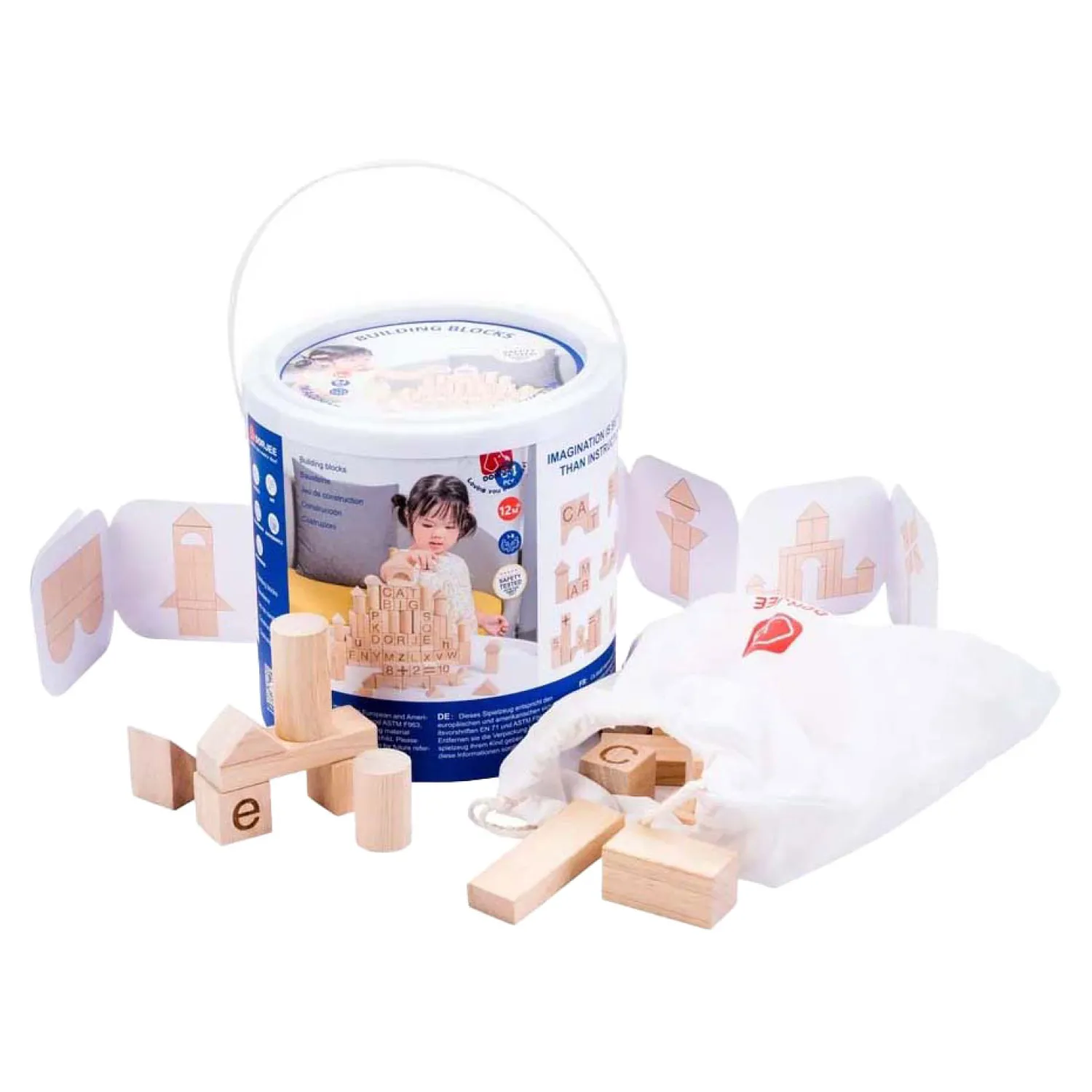 Houten Bouwplankjes Naturel, 84st. Online