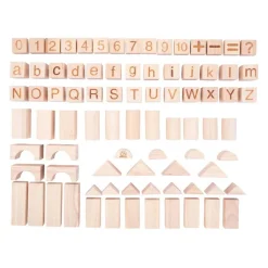 Houten Bouwplankjes Naturel, 84st. Online