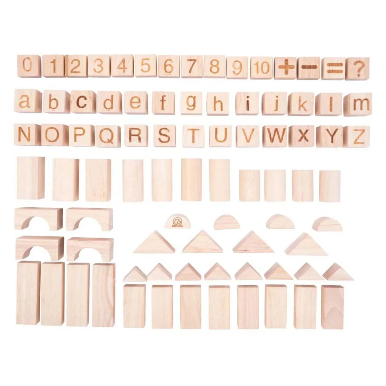 Houten Bouwplankjes Naturel, 84st. Online