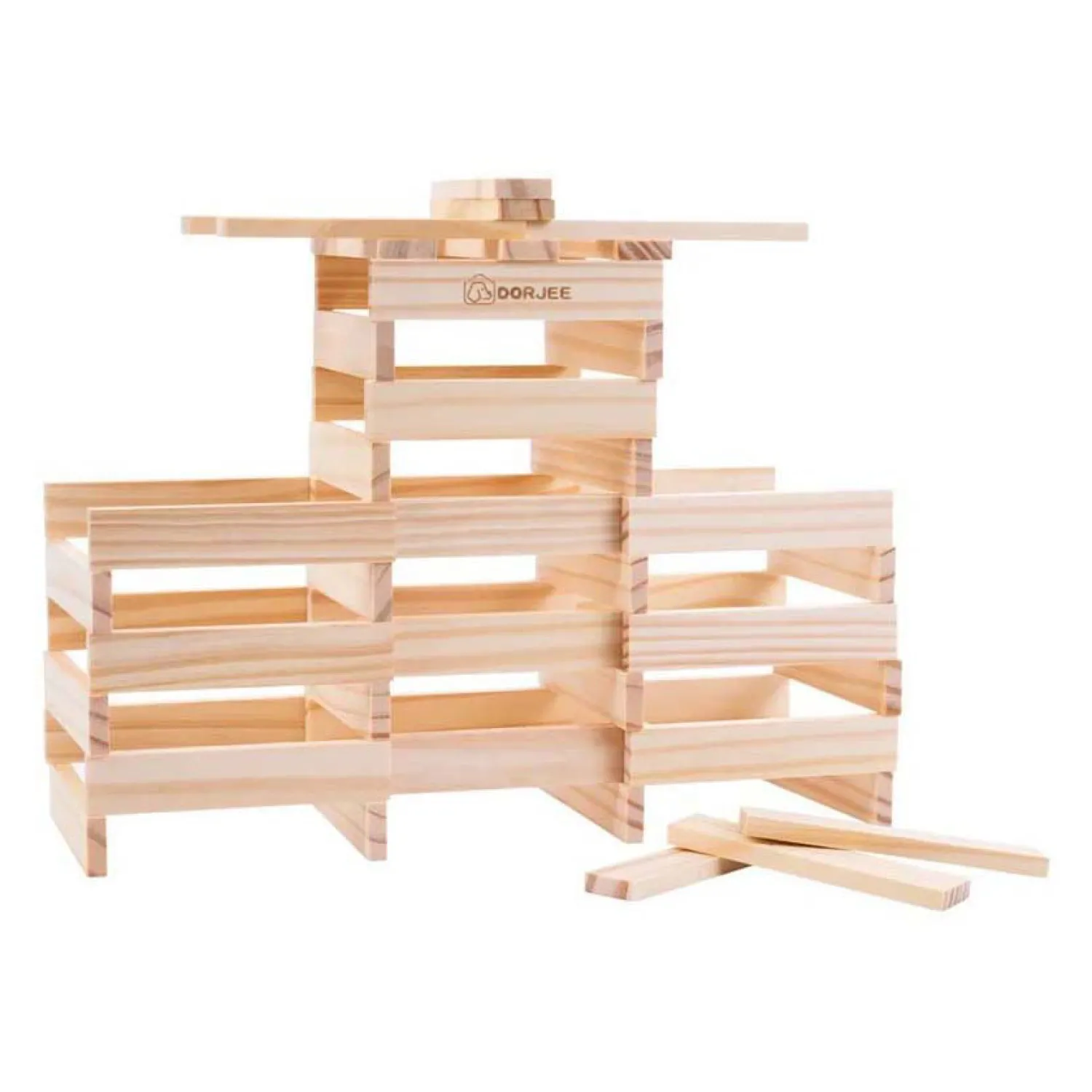 Houten Bouwplankjes, 200st.> Hot