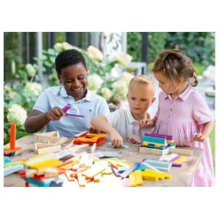 Houten Bouwplankjes, 200st.><noscript><img width=