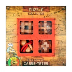 Houten Breinpuzzels Extreme, 4st.>Eureka Best