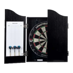 Houten Cabinet met Sisal Dartbord incl. Dartset><noscript><img width=