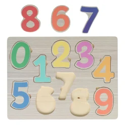 Houten Cijfers Inlegpuzzel> New