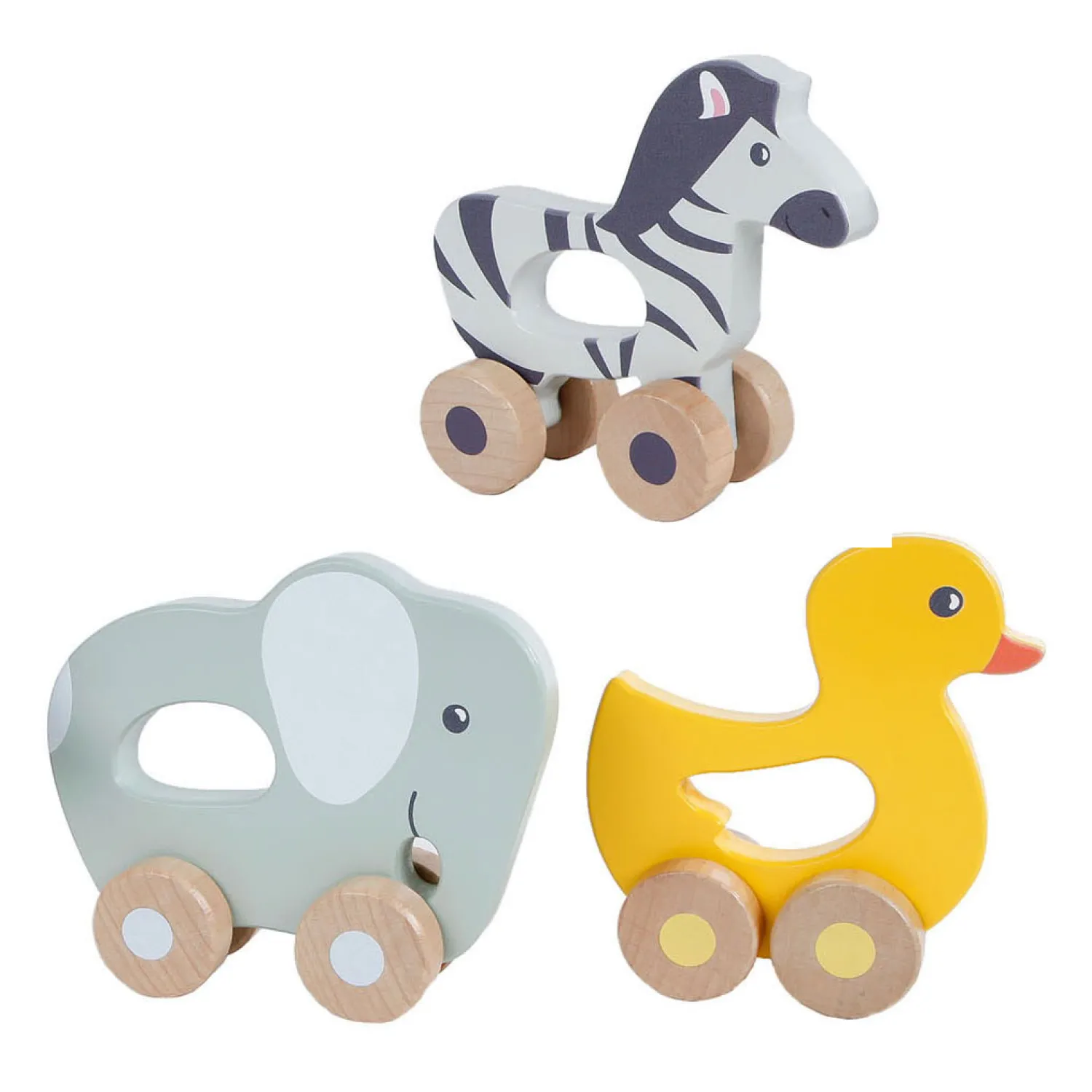 Houten Dier op Wielen, 13cm Online