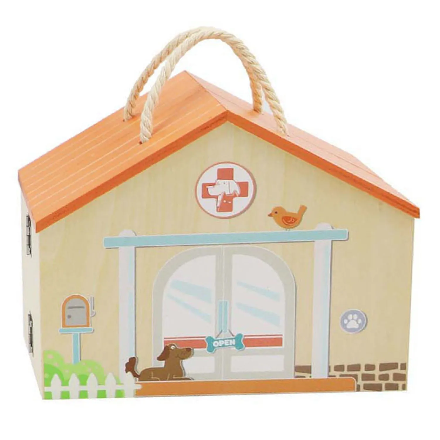 Houten Dierenarts Speelset, 13dlg. Outlet