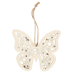 Creativ Company Houten Figuren Vlinder Bloem en Vogel, 90st. Discount