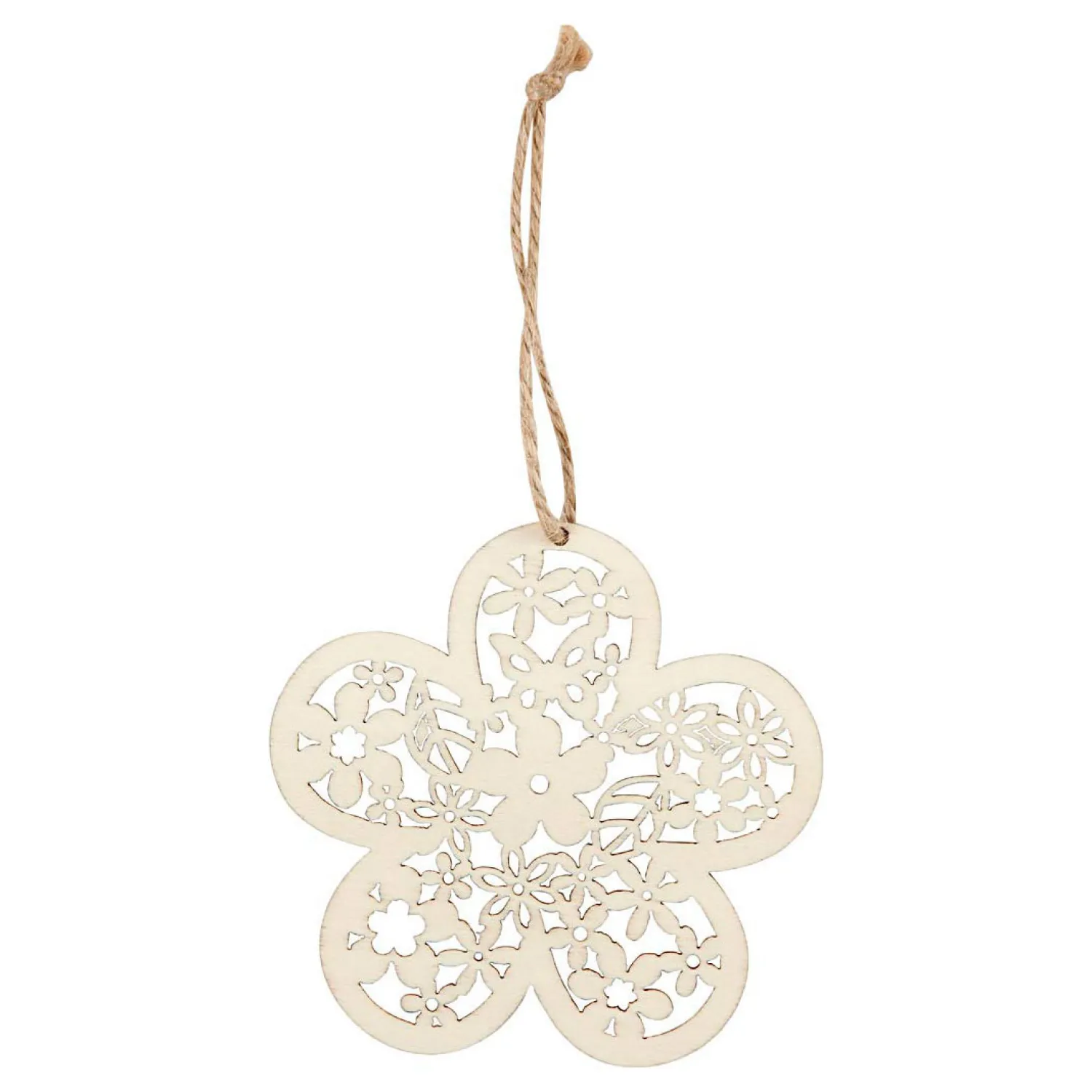 Creativ Company Houten Figuren Vlinder Bloem en Vogel, 90st. Discount