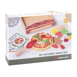 Houten Gourmet Pizza Set, 20dlg> New
