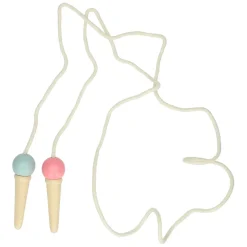 Houten Ijsjes Springtouw, 200cm- Hot