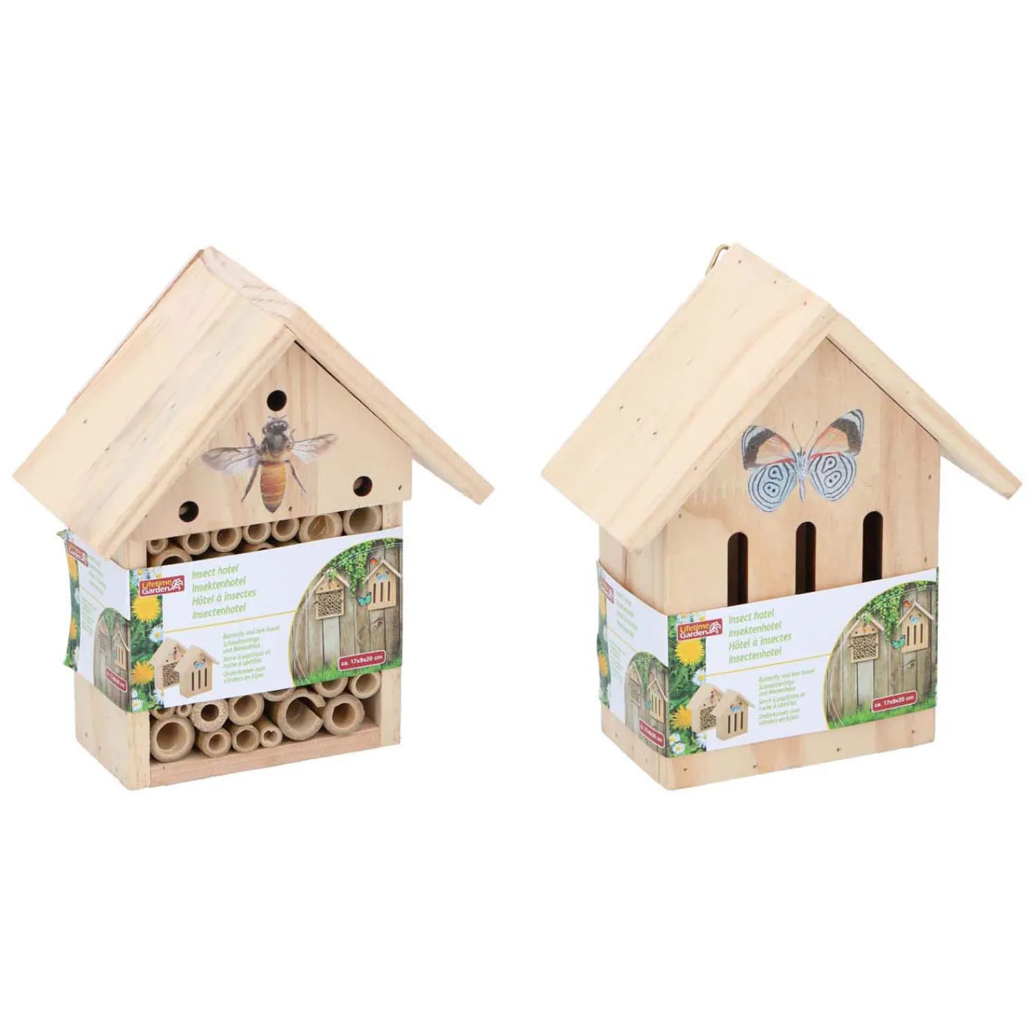 Houten Insectenhotel Vlinders/Bijen
