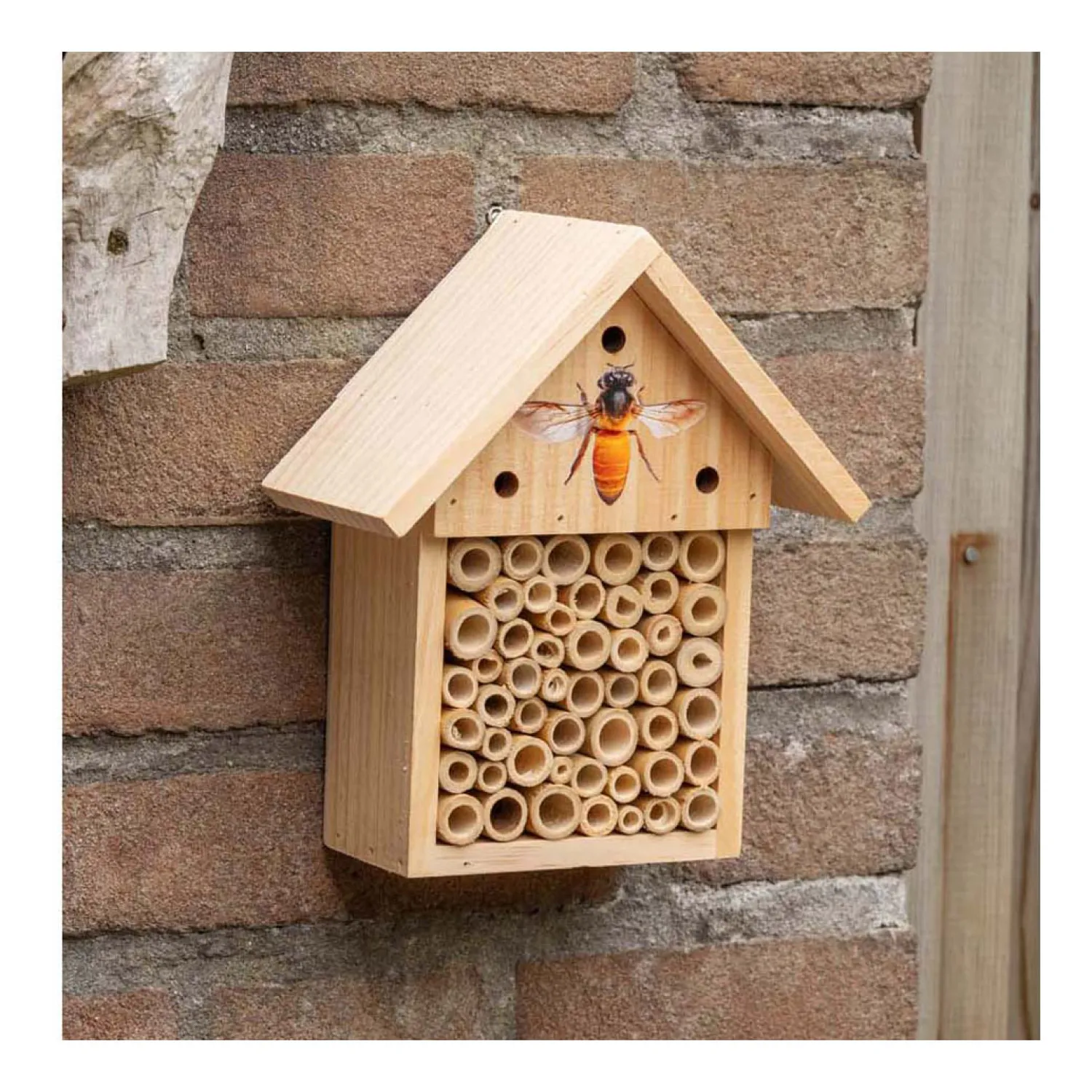 Houten Insectenhotel Vlinders/Bijen
