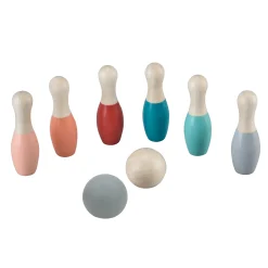 Houten Kinder Bowlingset - Pastel