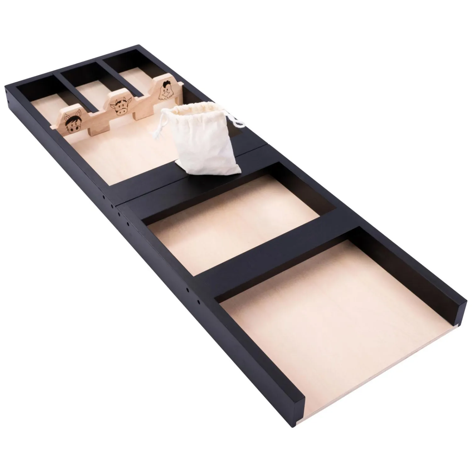 Houten Kinder Sjoelbak Dieren, 80cm Outlet