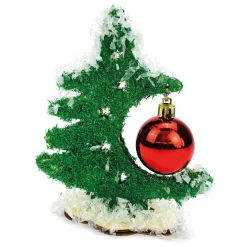 Houten Knutsel Kerstboom met Kerstbal-Beleduc Discount
