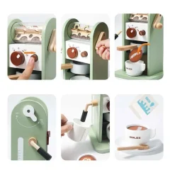 Houten Koffiezetapparaat, 14dlg><noscript><img width=