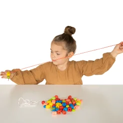 Houten Kralenset, 72st.-