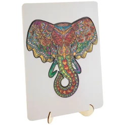 Creative Craft Group Houten Legpuzzel Olifant, 132st. New