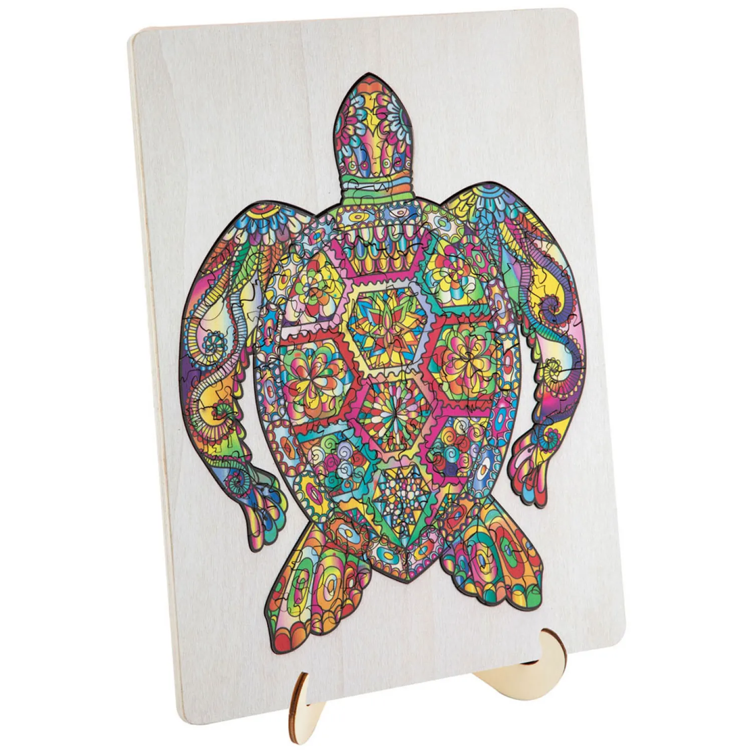 Houten Legpuzzel Schildpad, 130st.>Creative Craft Group Discount