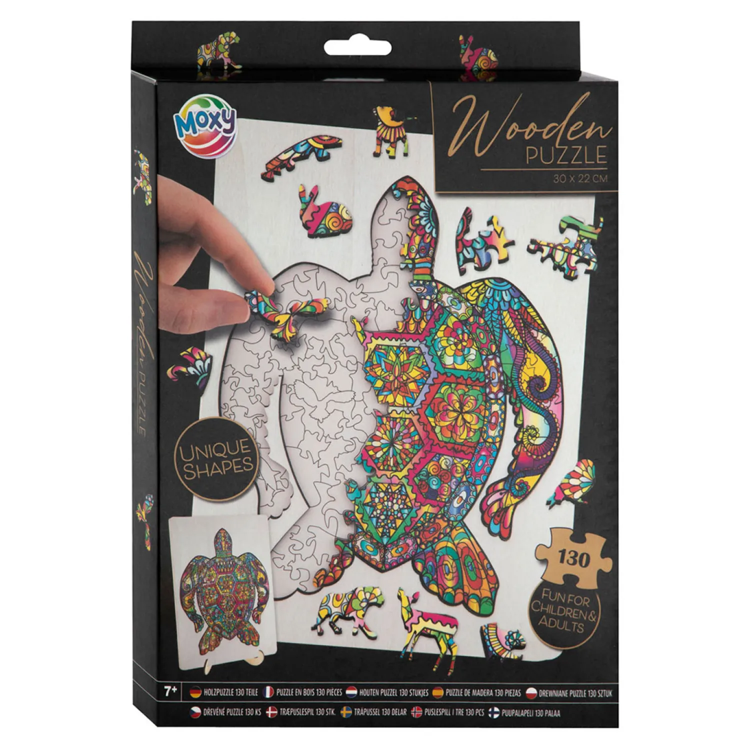 Houten Legpuzzel Schildpad, 130st.>Creative Craft Group Discount