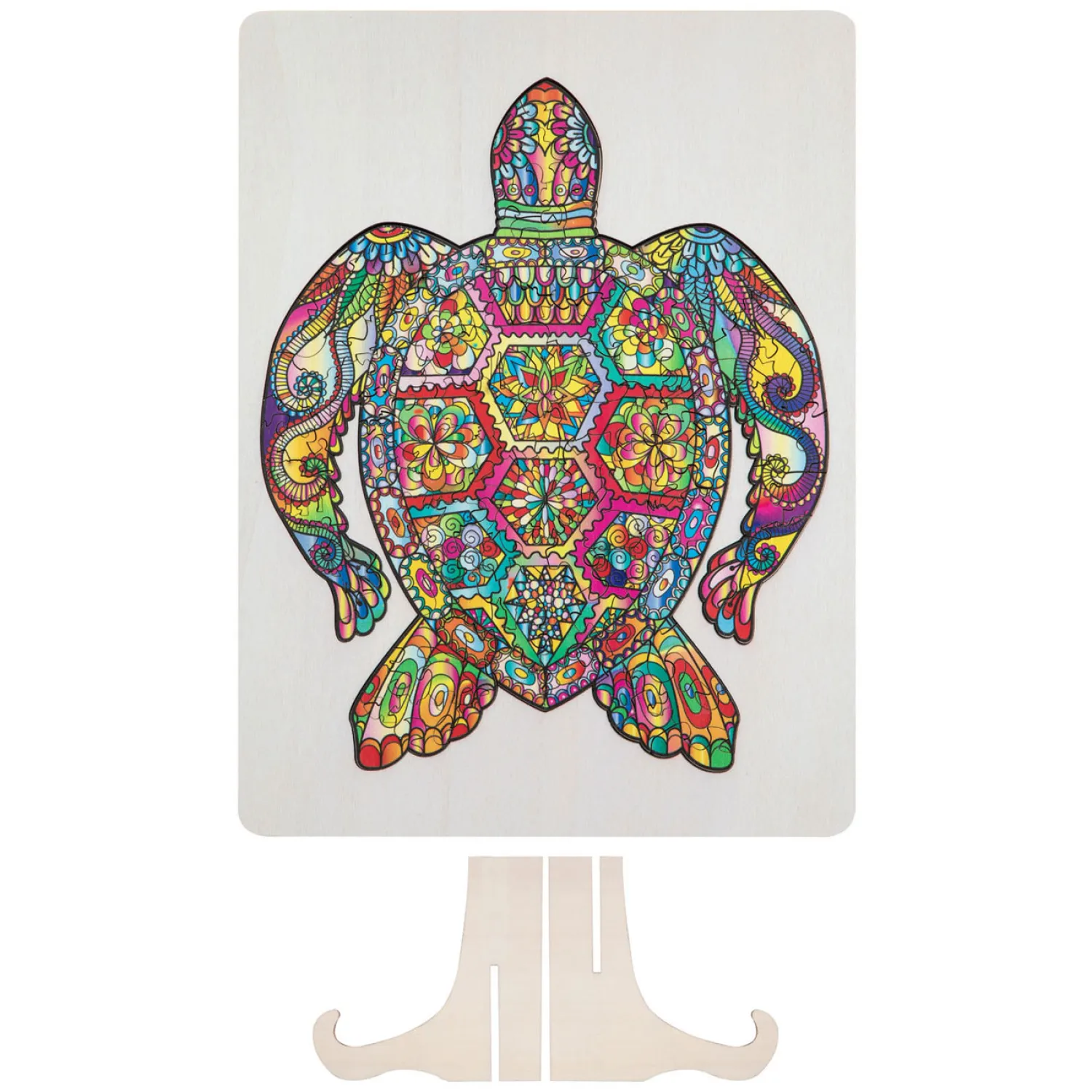 Houten Legpuzzel Schildpad, 130st.>Creative Craft Group Discount
