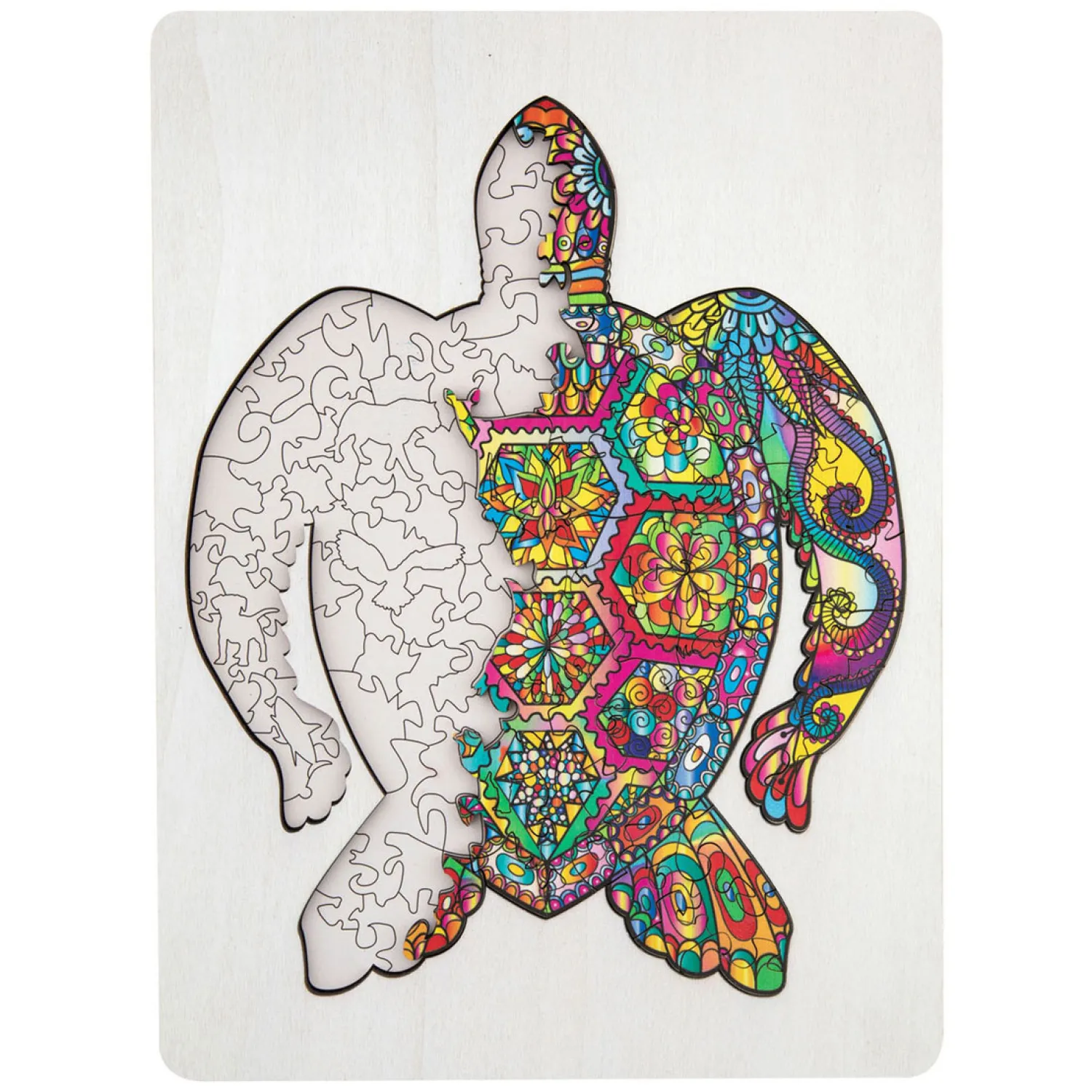 Houten Legpuzzel Schildpad, 130st.>Creative Craft Group Discount