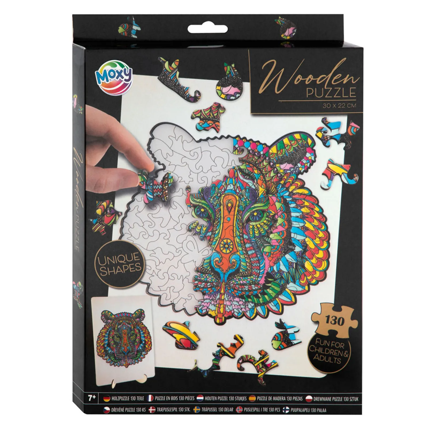 Houten Legpuzzel Tijger 130st.>Creative Craft Group New