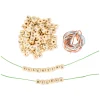 Small Foot Houten Letterkralen Armbandjes Maken, 300 Kralen Clearance