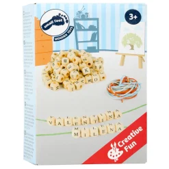 Small Foot Houten Letterkralen Armbandjes Maken, 300 Kralen Clearance