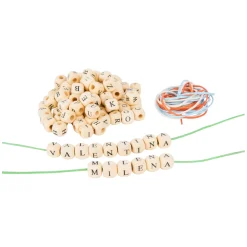 Small Foot Houten Letterkralen Armbandjes Maken, 300 Kralen Clearance