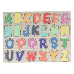 Houten Letters Inlegpuzzel - 26st.>